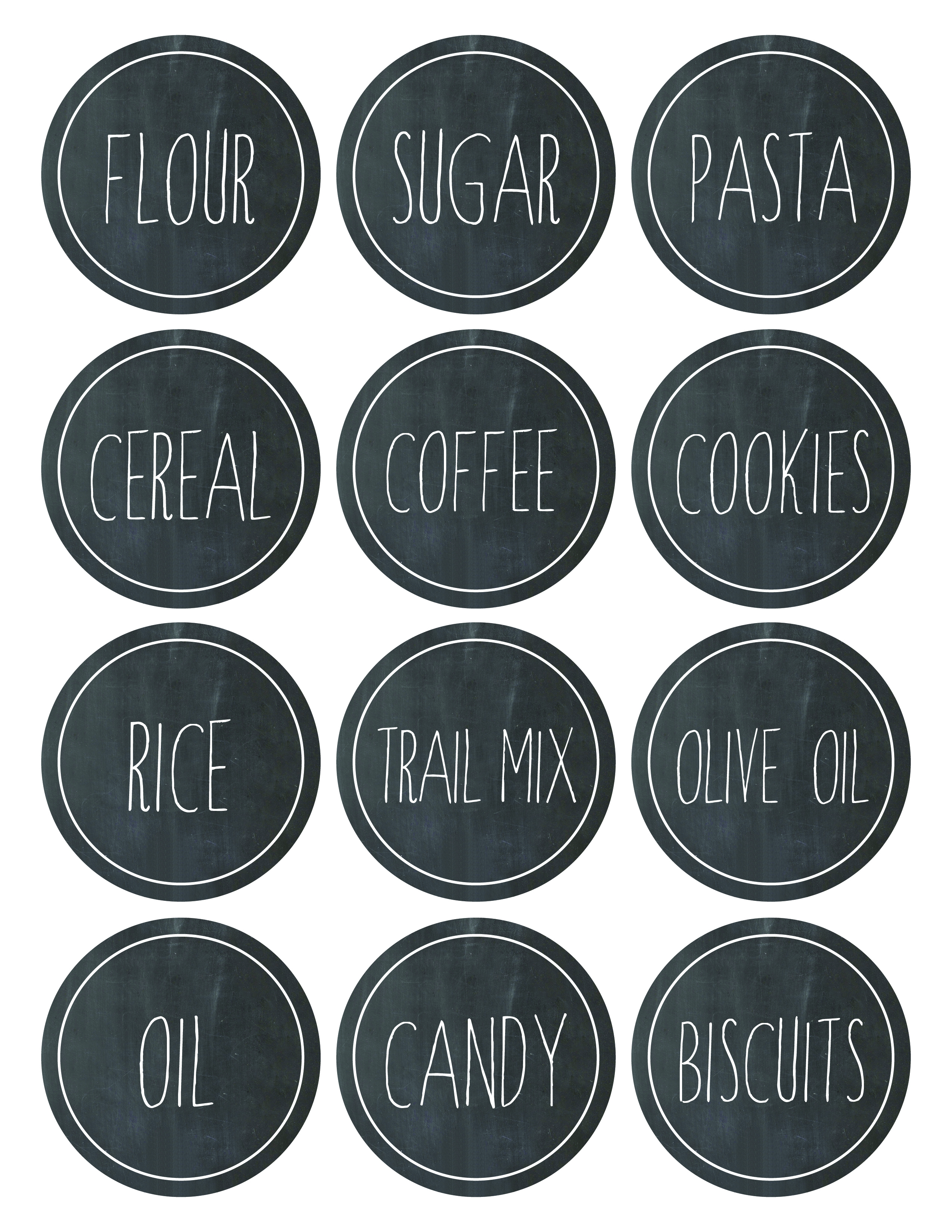 freebie kitchen labels printable quirks